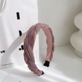 thumbnail image 3 of Diadema trenzada para mujer, hiyab de nudo ancho, diadema, accesorios elásticos para el cabello, hiyab para mujer y niña, regalos de navidad Adepaton CPB-DE-LYY904-2, 3 of 5