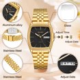 thumbnail image 6 of SKMEI Watch for Women Quartz Rectangular Fashion Watches Waterproof Easy to Read Ladies Wrist Watches Stainless Steel Womens Watch, 6 of 9