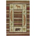 thumbnail image 2 of Addison Rugs Dream Shag Premium Machine Washable Transitional Stripes/cabin Multi Rectangle Rug, 3' x 5', 2 of 8