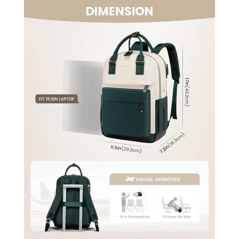 Travel Laptop Backpack Women, 17.3 Inch Anti-theft Laptop  display picture 3