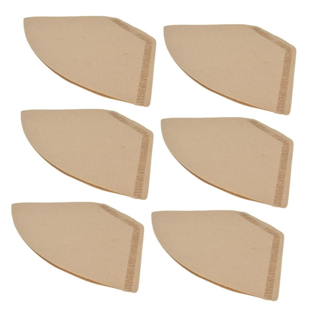 Papier Filtre Naturel, 100 Pcs Filtre à Café V60 Papier Filtre à Café Élégant et Moderne