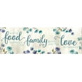 thumbnail image 2 of Knutsen, Conrad 32x13 White Modern Wood Framed Museum Art Print Titled - Food Family Love, 2 of 4