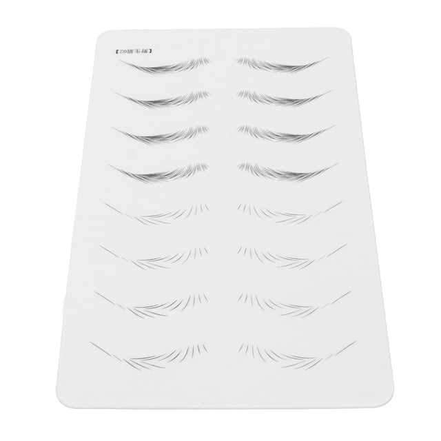 Thickened Soft Skin for Microblading Practice, Wide Eyebrows with Hand Feel, Clean Working, Double Sided