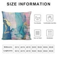 thumbnail image 5 of PHYHOO  Pink Blue Golden Throw Pillow Covers ,Colorful Marble Pillow Covers for Youth,Glitter Marbling Texture Cushion Covers,Watercolor Accent Pillow Cases Home Room Decor, 5 of 5