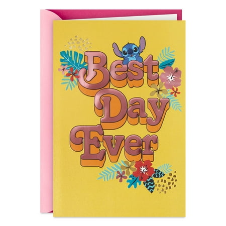 Hallmark Disney Lilo & Stich Birthday Card (Wild, Weird and Wonderful Things)