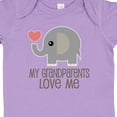 thumbnail image 4 of Inktastic My Grandparents Love Me Elephant Boys or Girls Baby Bodysuit, 4 of 5