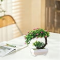 thumbnail image 4 of Décorations de Noël Intérieures Décorations de Table de Noël, Fleurs en Pot Simulation Table à Manger Meuble Tv Décor Vert, 4 of 6