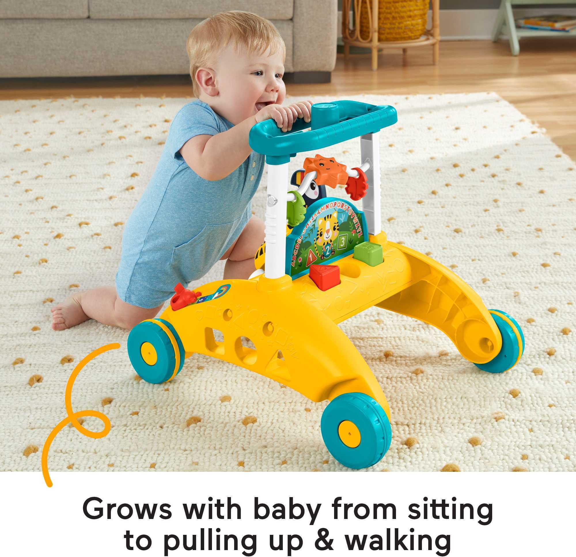 Fisher-Price 2-Sided Steady Speed Tiger Walker, Baby Learning Toy - 2
