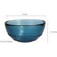 thumbnail image 3 of Fortessa Jupiter Vintage Glassware Collection 5 Inch Cereal Salad Dessert Snack All-Purpose Bowl 6 Pack, Smoke Gray, 14 Ounce (6 Pack), 3 of 3