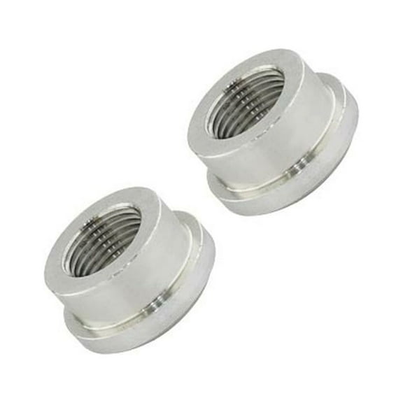 GlowShift | 3/8-18 NPT Aluminum Weld-In Bung Set for Intake Temp and Intercooler Temp Sensors