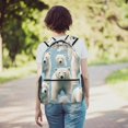 thumbnail image 6 of Lightweight Backpack Polar Bear School Bag Travel Laptop Daypack for Men Women Casual Rucksack, 6 of 6