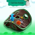 thumbnail image 5 of Cat Interactive Puzzle Toy With Bell Sound, Multi-Section Tent, Crawl Tunnel & Hole - Engaging Design For Indoor Exercise & Enrichment - For Cats Mental Stimulation, Entertainment, 5 of 7
