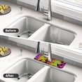 thumbnail image 4 of Sikiie Colorful Tie Dye Stained Glass 1 Splash Guard for Sink Faucet-1 PC Super Absorbent Fast Drying Mat Sink Gadgets-Splash Guard for Kitchen, Sink Mat, 4 of 7