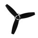 thumbnail image 3 of Luxshiny 2Par Parrot 3.0 Propeller Parts Strong Lightweight for Quadcopter Black, 3 of 8