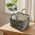 thumbnail image 5 of CARRFA Large Capacity Foldable Boho Fabric Storage Basket, Durable & Soft Floral Laundry Laundry Tote Bag for Home, Picnic, Shopping, Travel, 5 of 7