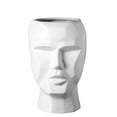 thumbnail image 2 of Mavrik Pixelated Head Ceramic Pot, 2 of 11