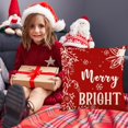 thumbnail image 7 of Xuniizn Christmas Pillow Covers 18x18" - Holiday Decorative Throw Pillow Cases for Couch, Sofa, Bed Seasonal Christmas Decorations for Home, 7 of 7