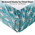 thumbnail image 3 of THD Roar Dinosaur Printed Kids Bed Sheets - 4 Piece Patterned Bed Sheet Set - Wrinkle Resistant & Ultra Soft - Fits Mattresses up to 15 Inches Deep - Full, 3 of 6