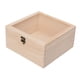 thumbnail image 5 of Caja de madera para exhibición de joyas, caja de regalo sin terminar con tapa de vidrio para dulces 23cmx23cmx12cm, 5 of 9