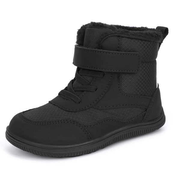 Fadezar Kids Snow Boots Boys Girls Lightweight Winter Boots Warm Barefoot Shoes for Toddler Kid