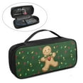 thumbnail image 2 of Jiueut Christmas Stethoscope Storage Bag Gingerbread Man Stethoscope Holder Case with Mesh Pocket Stethoscope Bag with Carrying Handle Storage Bag with Zipper, 2 of 7