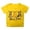 Yellow, variant on lnmuld Cute Tops Girls Summer Casual Tee with Petal Sleeve Round Neck Easter Solid Color Top Size:6-7 Years