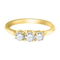 thumbnail image 3 of Aonejewelry 0.50 Ct. Ttw Diamond Eternal Five Stone Ring In 10K Yellow Gold, 3 of 4