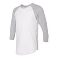 thumbnail image 2 of American Apparel men's 50/50 Raglan Three-Quarter Sleeve T-Shirt, 2 of 5