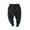 Black, variant on WOLLED Kids Boys Girls Spring Pants Toddler Solid Color Elastic Waist Pants Girls Casual Jogging Trousers for 1-9 Years