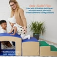 thumbnail image 5 of ECR4Kids SoftZone Junior Mix n' Match Step 360 Degree Climber, Beginner Playset, Green, 2-Pack, 5 of 9