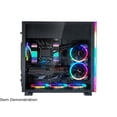 thumbnail image 6 of Rosewill ATX Mid Tower Gaming PC Case Aura Sync Compatible Dual Ring RGB LED Fans, Top Mount PSU & HDD - PRISM S500, 6 of 13