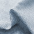 thumbnail image 4 of Curtainking Kitchen Curtains 36 inch Length Blue Linen Textured Short Window Curtains Semi Sheer Cafe Curtains Farmhouse Small Window Treatment Bathroom Rod Pocket Tier Curtains Set of 2 Panels, 4 of 6