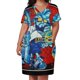 thumbnail image 2 of Vestido holgado de estilo b-boy para mujer ropa de graduación con estampado de grafiti de la vieja escuela de 80 pulgadas novedad de, 2 of 6