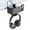 Black, variant on Quivanta 4 in 1 Desk Cup Holder - Clamp on Under Desk Headphone Hanger - Rotating Headphone Holder Detachable Pen Cup Holder Desktop Storage for Cup, Phone and Pen(Black)