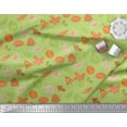 thumbnail image 2 of Soimoi Green Rayon Fabric Insect,Berries & Leaves Clip Art Print Fabric by The Yards 56 Inch Wide, 2 of 3