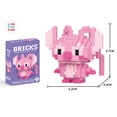thumbnail image 5 of Figuras de acción de Disney, bloques de construcción, juguetes, figuras de anime, imagen del pato Donald, Pooh, oso, Stitch, muñecos, rompecabezas para niños, juguetes de ensamblaje, ladrillos, ventas, 5 of 5