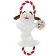 thumbnail image 5 of Multipet Plush Lamb Chop Tug and Crinkle Dog Toy with Rope, 5 of 5