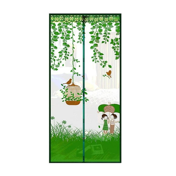 Sijiali Bird Cage Umbrella Summer Magnet Door Fly Screen Anti Mosquito Mesh Net Curtain