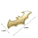 thumbnail image 2 of emblema de insignia de metal cromado de Batman en 3D para la parte trasera del coche, accesorio adhesivo con el logotipo (plateado), 2 of 5