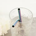 thumbnail image 3 of Colorful Reusable Drinking Straw Metal Straws 304 Stainless Steel Straws Set with Brush Bar Cocktail Straw for Glasses Drinkware, 3 of 10