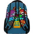 thumbnail image 2 of Geometry Dash Gaming Backpack Bag Lightweight Daypack Travel Laptop Bag Women Men Bookbags, 2 of 7