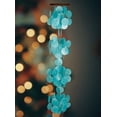 thumbnail image 3 of Woodstock Windchimes Capiz Waterfall Azure, Wind Chimes For Outside, Wind Chimes For Garden, Patio, and Outdoor Décor, 40"L, 3 of 6