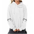 thumbnail image 2 of Heisall Womens Hoodies Halloween Print Hooded Longline Sweatshirts Long Sleeve Pocket 2025 New Arrival Autumn Winter, 2 of 3