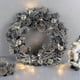 thumbnail image 3 of Large Christmas Wreath With Led Light Battery Operated Front Door Hanging Indoor Outdoor Decoration Banmo, 3 of 5