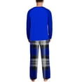 thumbnail image 7 of Mens Pjs Sets Color Block Pajamas Sets Plaid Fannel Pajama Bottoms Cotton Lounge Pants Trendy Soft Long Sleeve Pjs Tops Sleepwear, 7 of 7