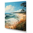 Designart "Paradise Found Tropical Beach Bliss" Coastal Canvas Wall Art
