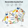 thumbnail image 6 of Balery Summer Animal Sun Hats for Men Women Bucket Hat UPF 50+ Buckey Hat Boonie Hat Foldable UV Protection Hiking Beach Fishing Summer, 6 of 9