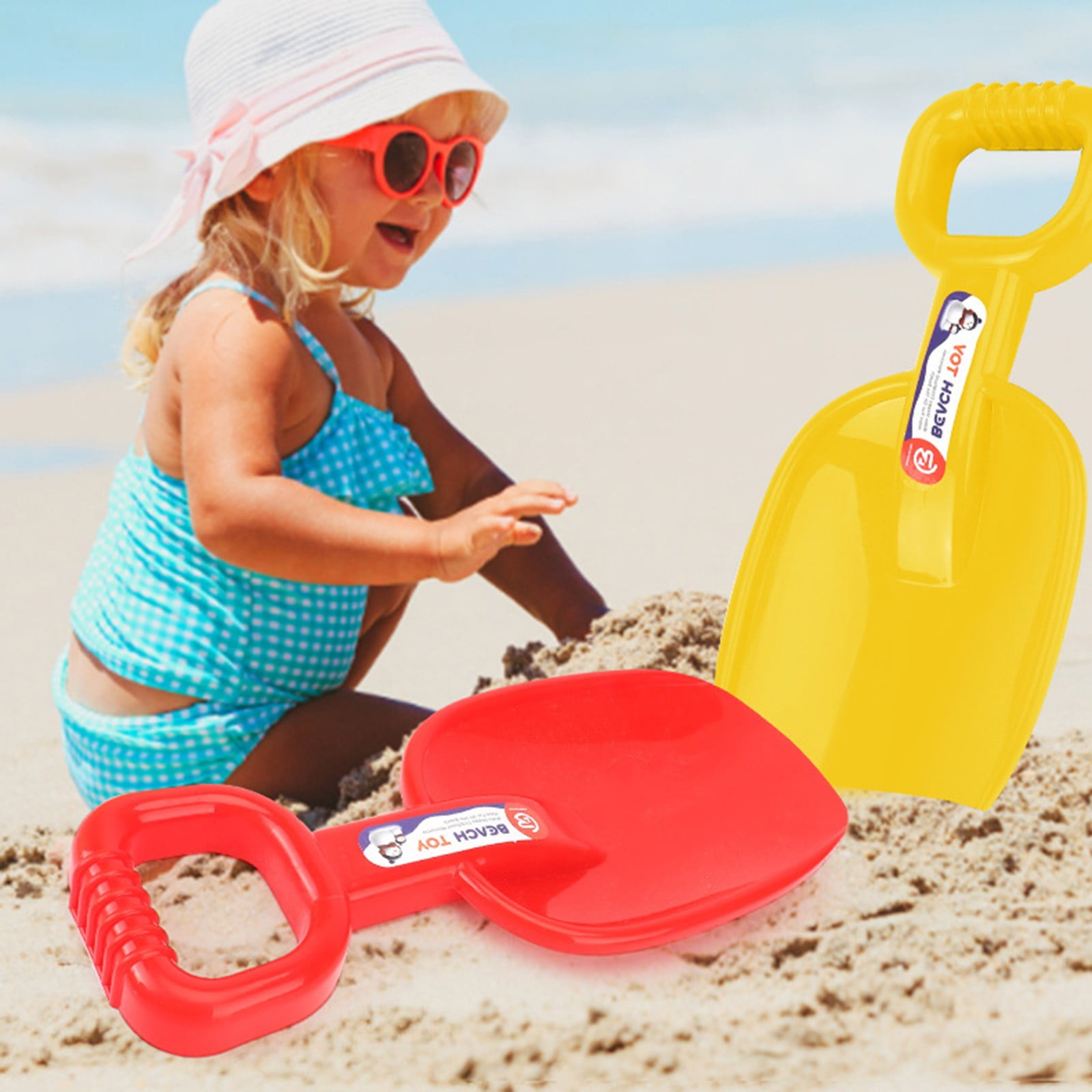 Pelle Neige Pelle Enfant Rouge - Pour Sable Et Neige - Jouet De Plage