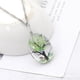 thumbnail image 4 of Eterno y Dama Colgante Tronco Flor Cristal Retro Árbol Vida Collar Doble Cara Collares Europeos Colgantes, 4 of 5