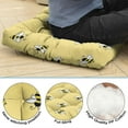 thumbnail image 4 of 24" Honeycomb Print Thick Meditation Cushion - Bumble Bee Design Square Floor Pillow for Adults, Soft & Supportive Yoga Seat with Honeybee Lover Gift Pattern, 4 of 6